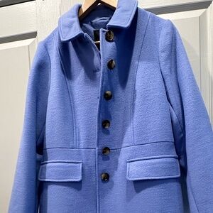 Talbots blue coat size 12